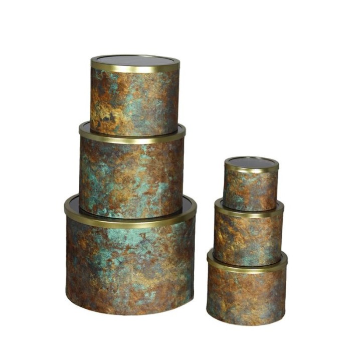 SET 6 SCATOLE RAMATO